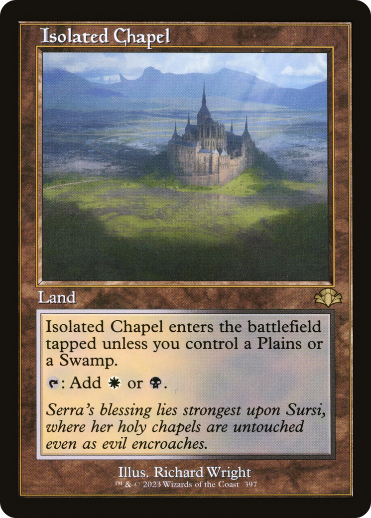 Isolated Chapel (Retro) [Dominaria Remastered] | Black Swamp Games