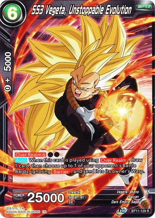 SS3 Vegeta, Unstoppable Evolution (BT11-129) [Vermilion Bloodline 2nd Edition] | Black Swamp Games