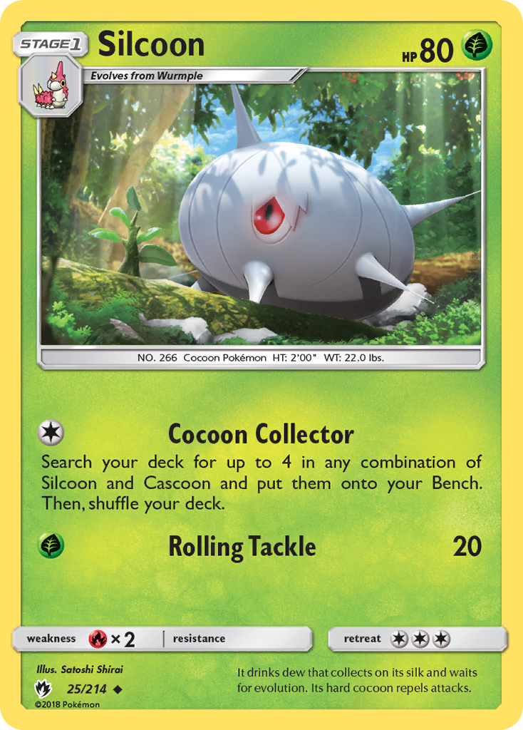 Silcoon (25/214) [Sun & Moon: Lost Thunder] | Black Swamp Games
