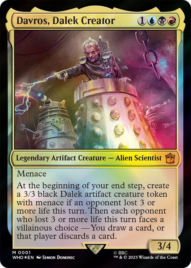 Davros, Dalek Creator [Doctor Who] | Black Swamp Games