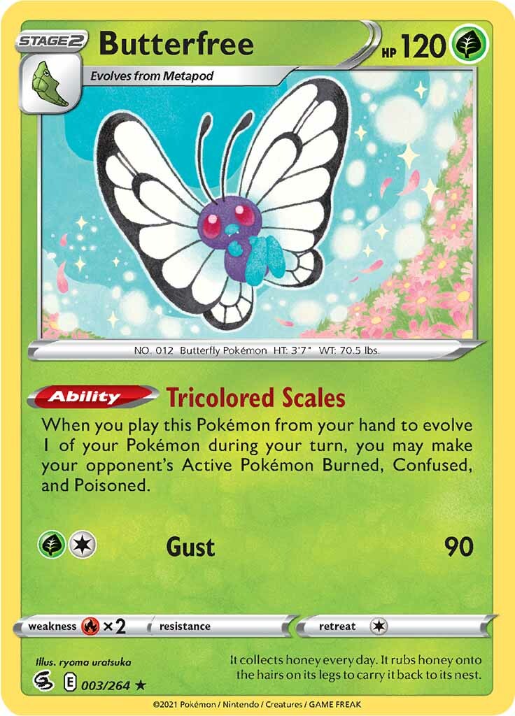 Butterfree (003/264) [Sword & Shield: Fusion Strike] | Black Swamp Games