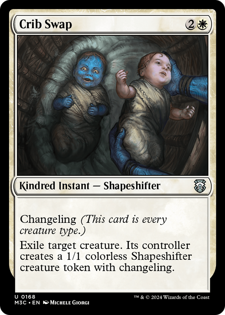 Crib Swap (Ripple Foil) [Modern Horizons 3 Commander] | Black Swamp Games