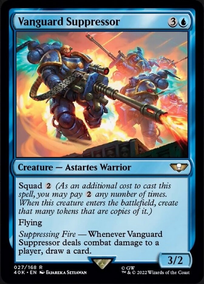 Vanguard Suppressor (Surge Foil) [Warhammer 40,000] | Black Swamp Games