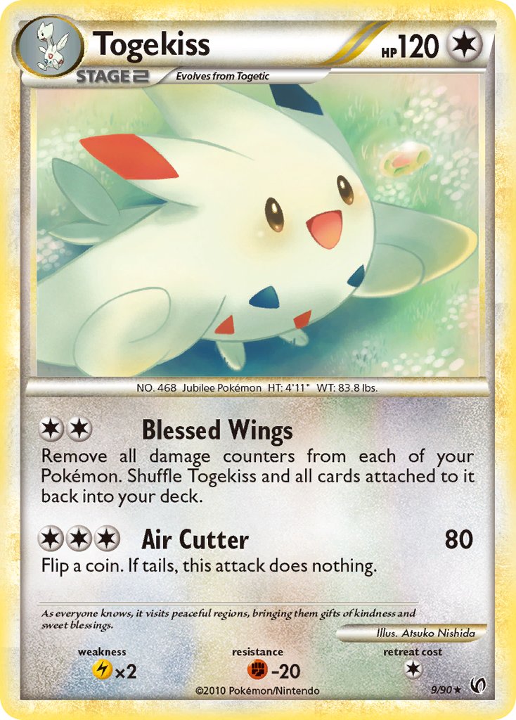 Togekiss (9/90) (Theme Deck Exclusive) [HeartGold & SoulSilver: Undaunted] | Black Swamp Games