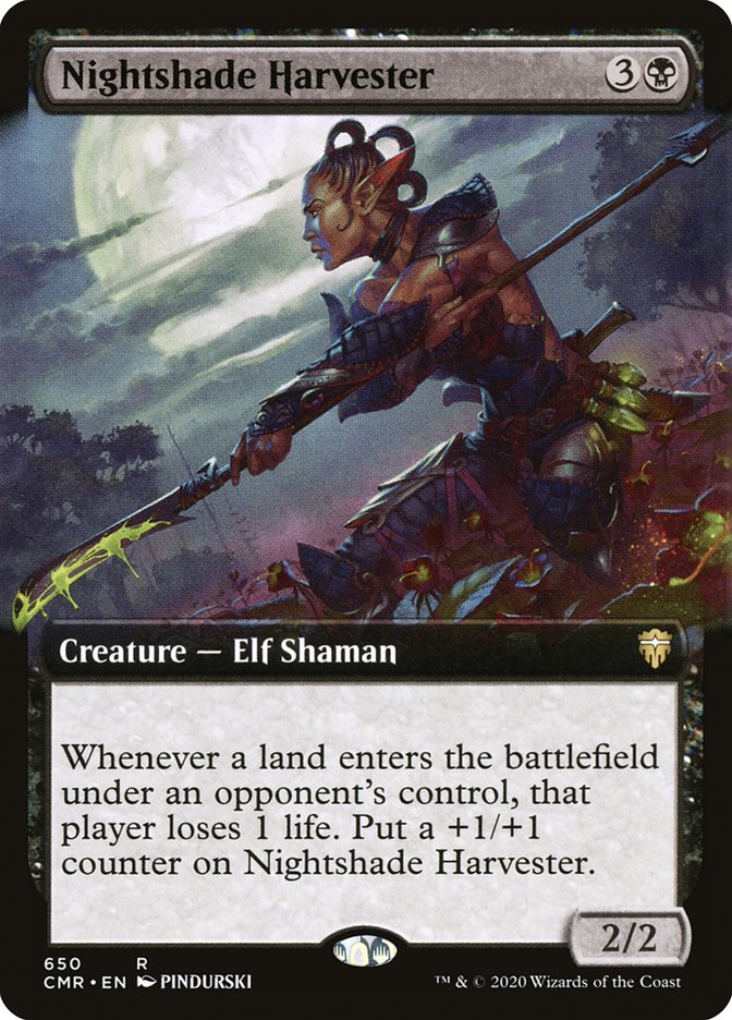 Nightshade Harvester (Extended Art) [Commander Legends] | Black Swamp Games