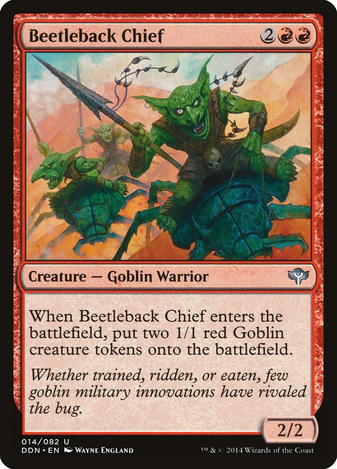 Beetleback Chief [Duel Decks: Speed vs. Cunning] | Black Swamp Games