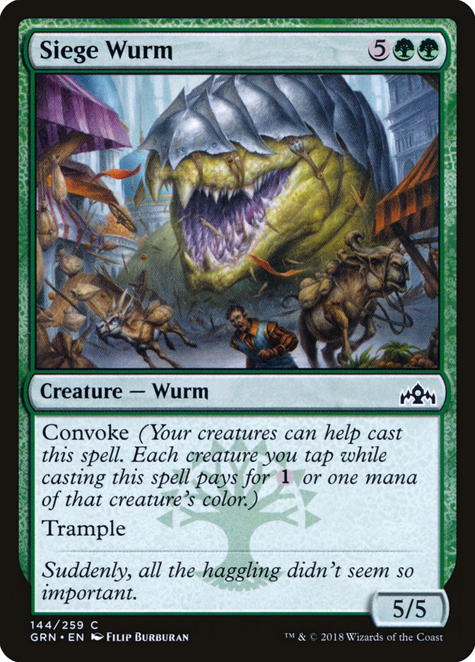 Siege Wurm [Guilds of Ravnica] | Black Swamp Games