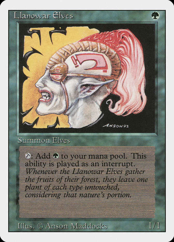 Llanowar Elves [Revised Edition] | Black Swamp Games