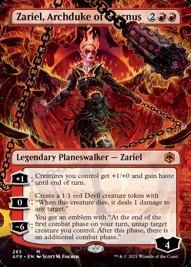 Zariel, Archduke of Avernus (Borderless) [Dungeons & Dragons: Adventures in the Forgotten Realms] | Black Swamp Games