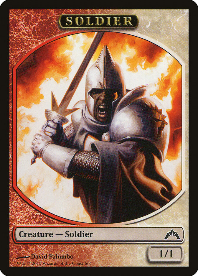 Soldier Token [Gatecrash Tokens] | Black Swamp Games