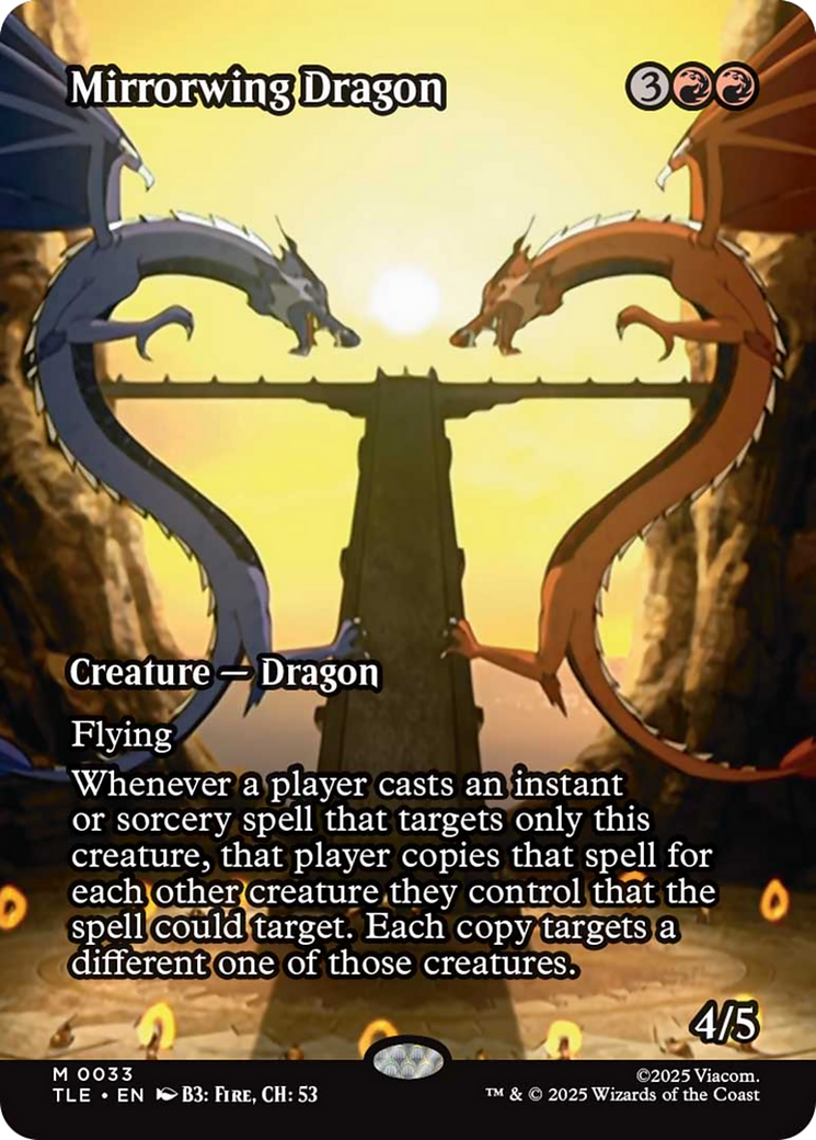 Mirrorwing Dragon (Borderless) [Avatar: The Last Airbender: Eternal-Legal] | Black Swamp Games