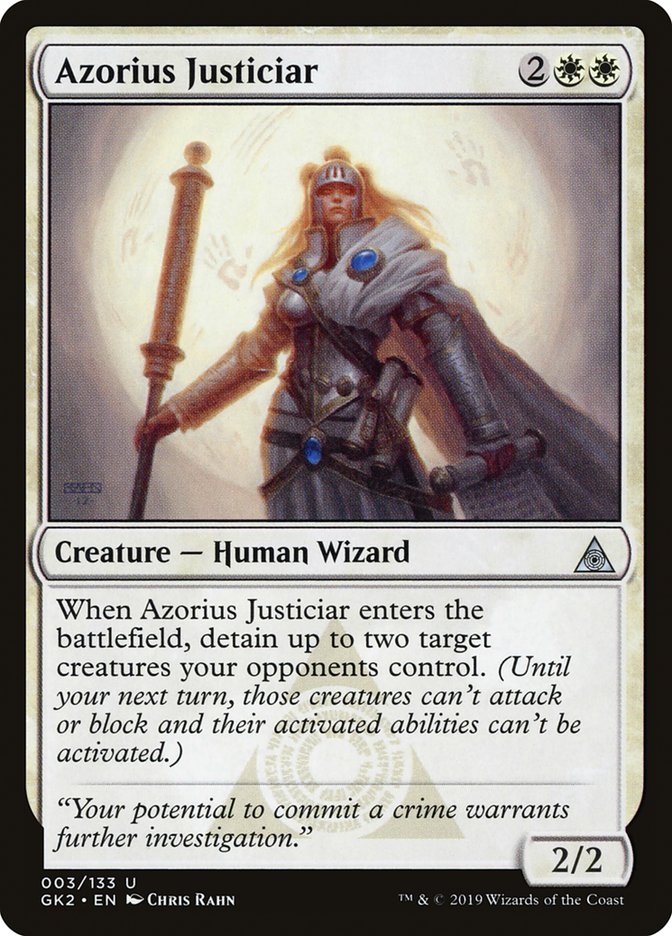 Azorius Justiciar [Ravnica Allegiance Guild Kit] | Black Swamp Games
