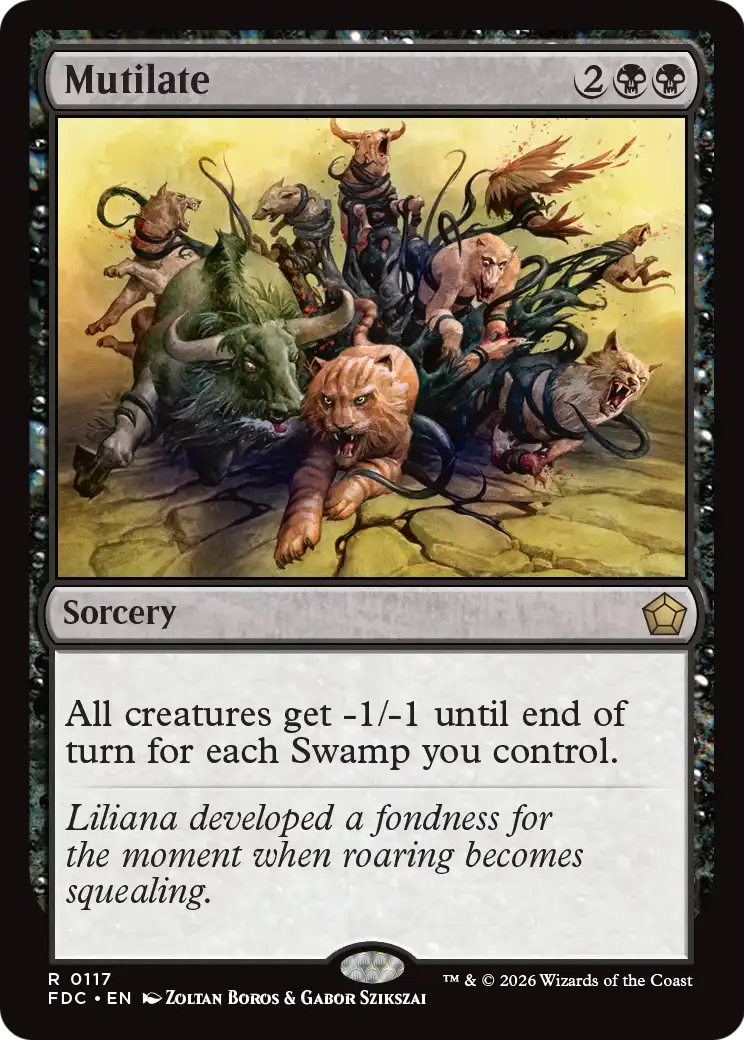 Mutilate [Foundations Commander] | Black Swamp Games