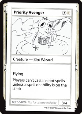Priority Avenger (2021 Edition) [Mystery Booster Playtest Cards] | Black Swamp Games