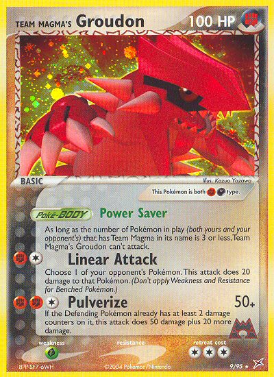 Team Magma's Groudon (9/95) [EX: Team Magma vs Team Aqua] | Black Swamp Games