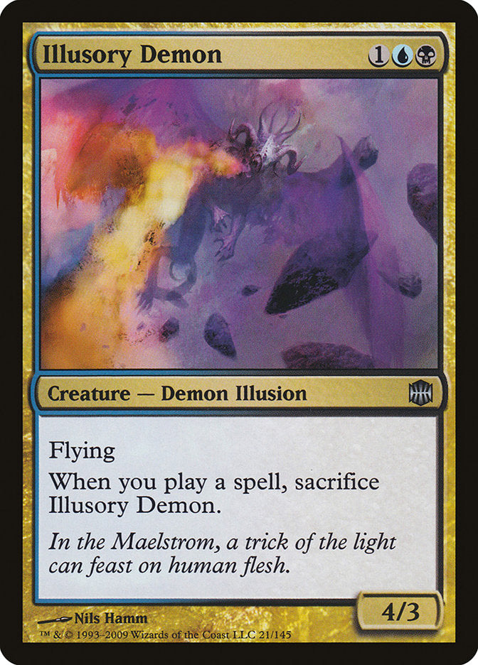 Illusory Demon [Alara Reborn] | Black Swamp Games
