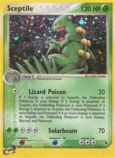 Sceptile (11/109) [EX: Ruby & Sapphire] | Black Swamp Games