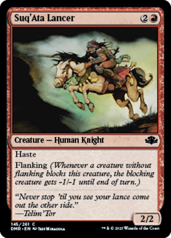 Suq'Ata Lancer [Dominaria Remastered] | Black Swamp Games