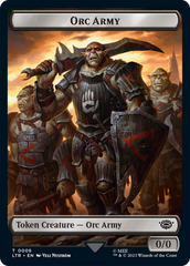 Orc Army (06) // Orc Army (05) Double-Sided Token [The Lord of the Rings: Tales of Middle-Earth Tokens] | Black Swamp Games
