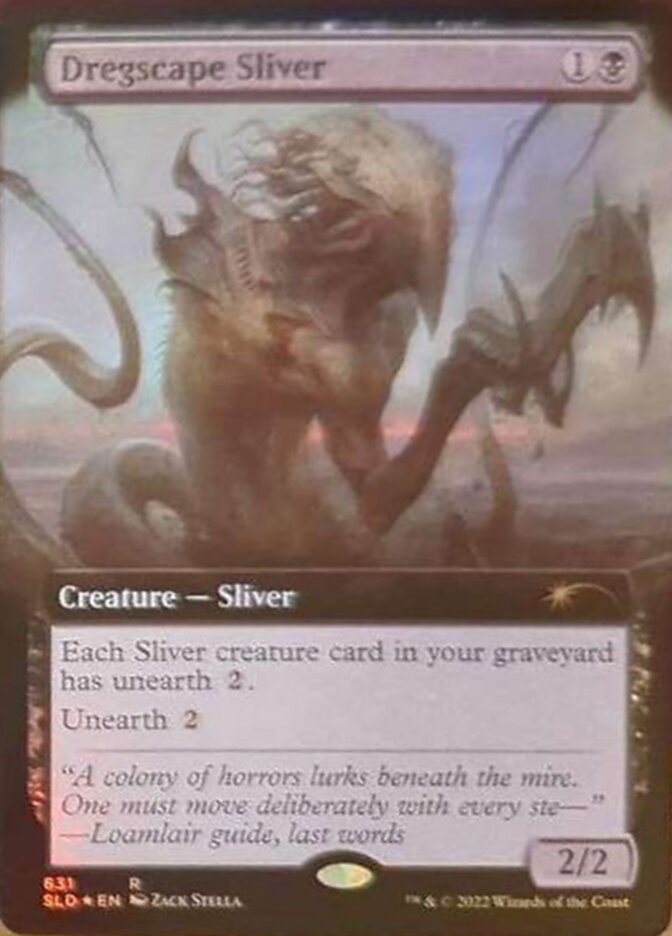 Dregscape Sliver (Extended Art) [Secret Lair Drop Promos] | Black Swamp Games