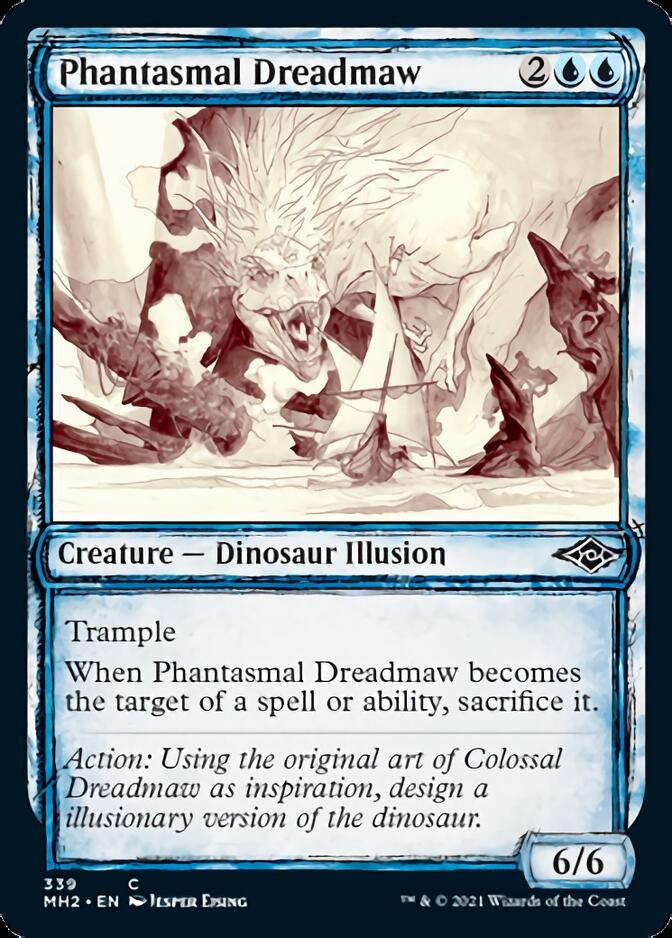 Phantasmal Dreadmaw (Sketch) [Modern Horizons 2] | Black Swamp Games