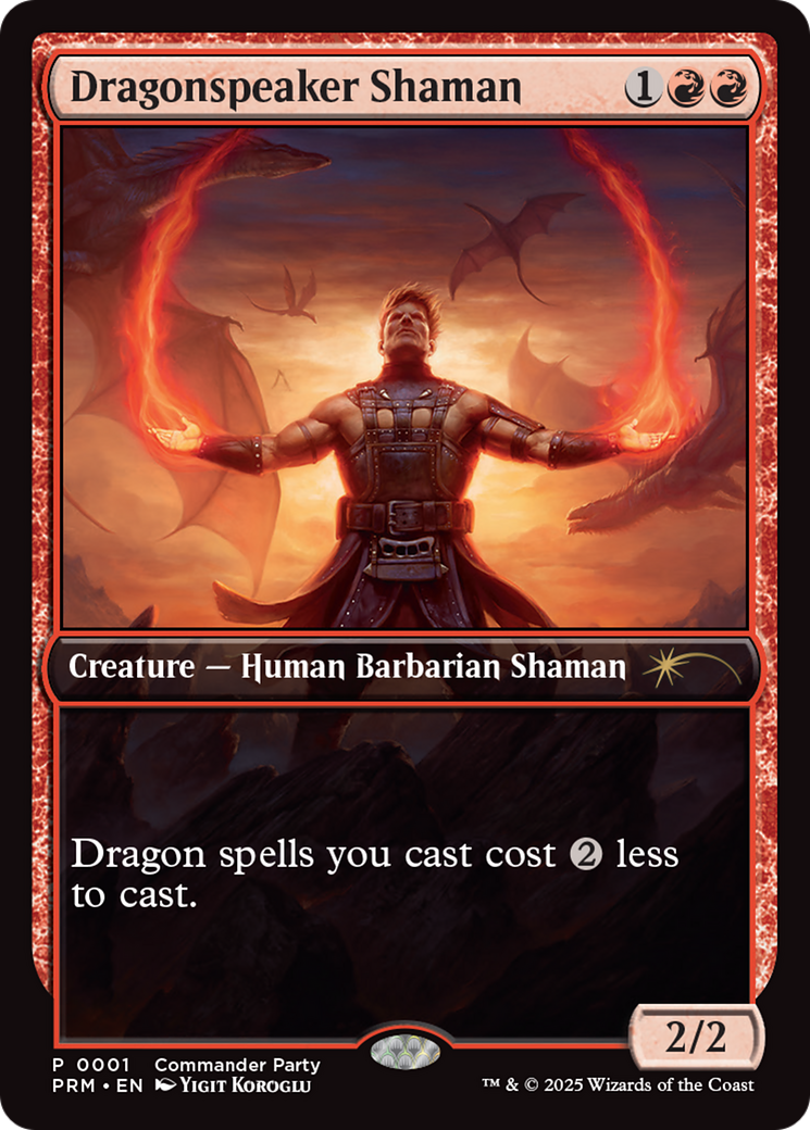 Dragonspeaker Shaman [Wizards Play Network 2025] | Black Swamp Games