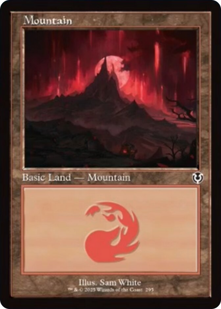 Mountain (295) (Retro Frame) [Innistrad Remastered] | Black Swamp Games