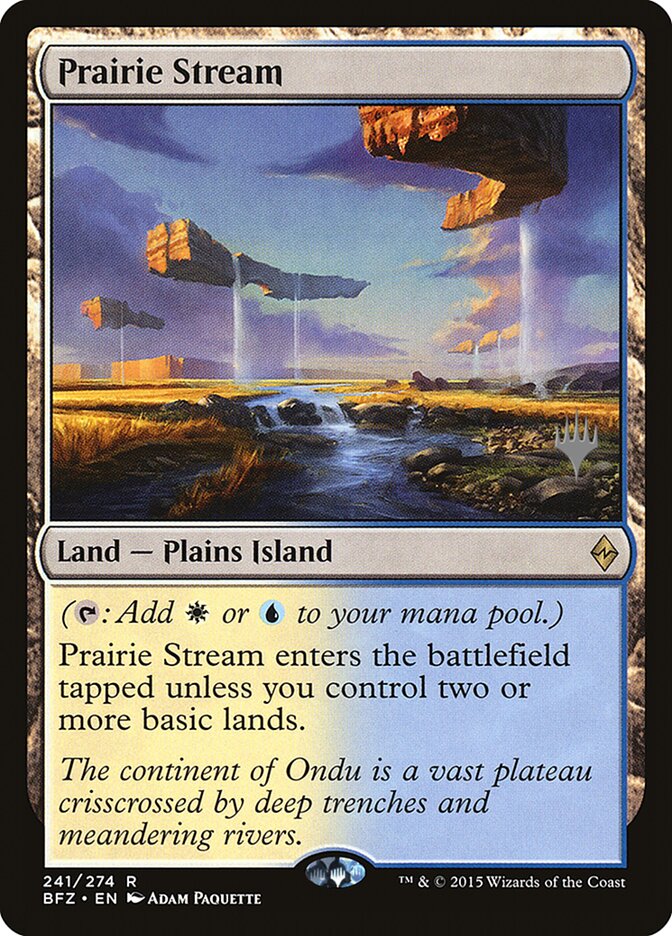 Prairie Stream [Battle for Zendikar Promos] | Black Swamp Games