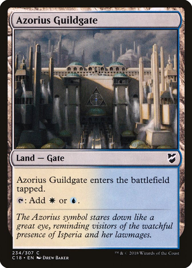 Azorius Guildgate [Commander 2018] | Black Swamp Games