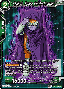 Chilled, Space Pirate Captain (Common) (BT13-066) [Supreme Rivalry] | Black Swamp Games