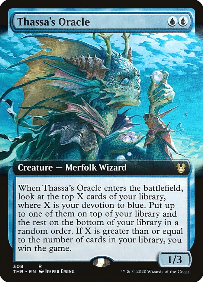 Thassa's Oracle (Extended Art) [Theros Beyond Death] | Black Swamp Games