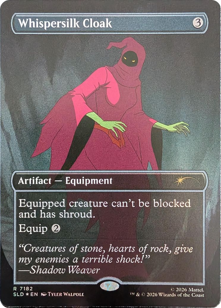 Whispersilk Cloak (7182) [Secret Lair Drop Series] | Black Swamp Games