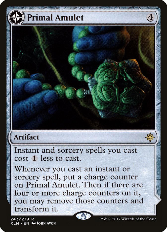 Primal Amulet // Primal Wellspring [Ixalan] | Black Swamp Games