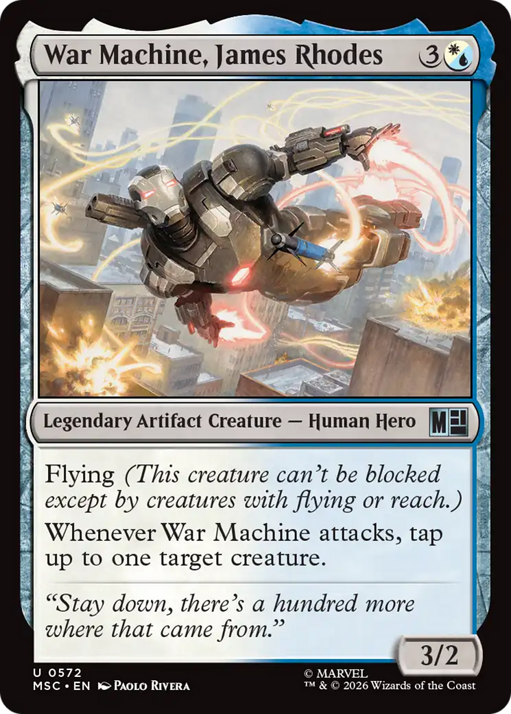 War Machine, James Rhodes [Marvel Super Heroes Commander] | Black Swamp Games