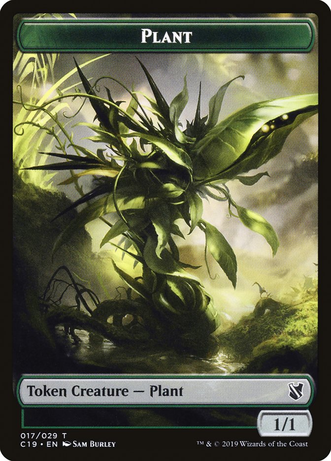 Plant Token [Commander 2019 Tokens] | Black Swamp Games