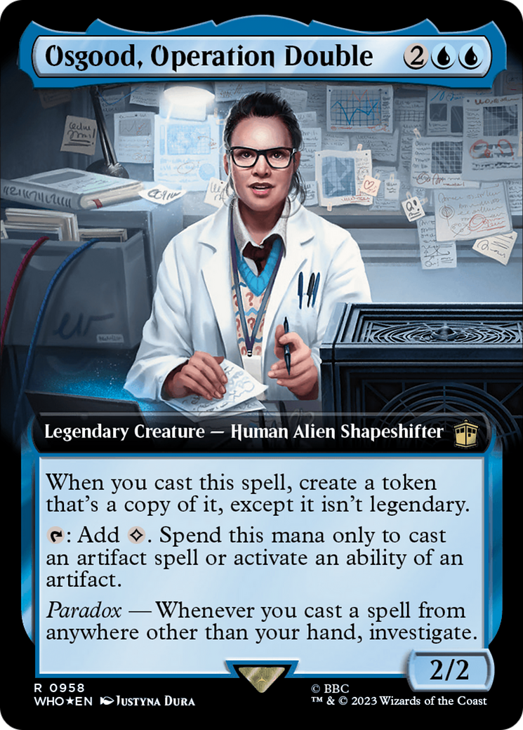 Osgood, Operation Double (Extended Art) (Surge Foil) [Doctor Who] | Black Swamp Games