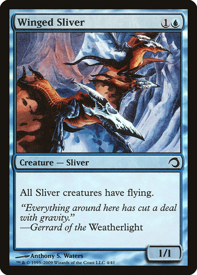 Winged Sliver [Premium Deck Series: Slivers] | Black Swamp Games