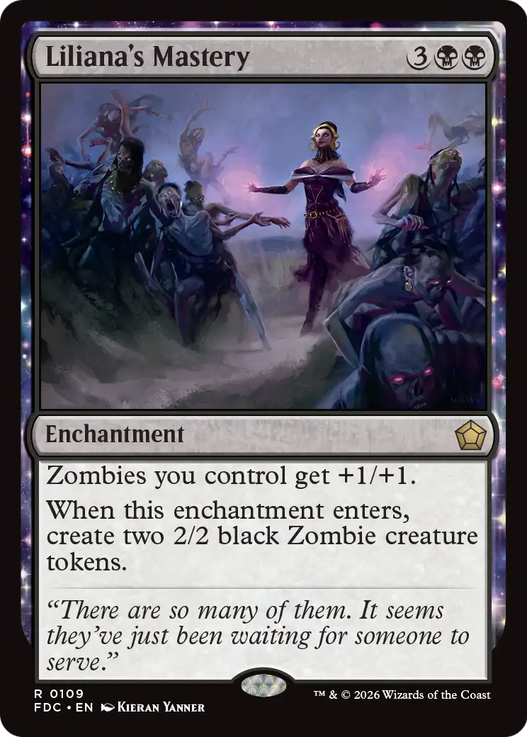 Liliana's Mastery [Foundations Commander] | Black Swamp Games