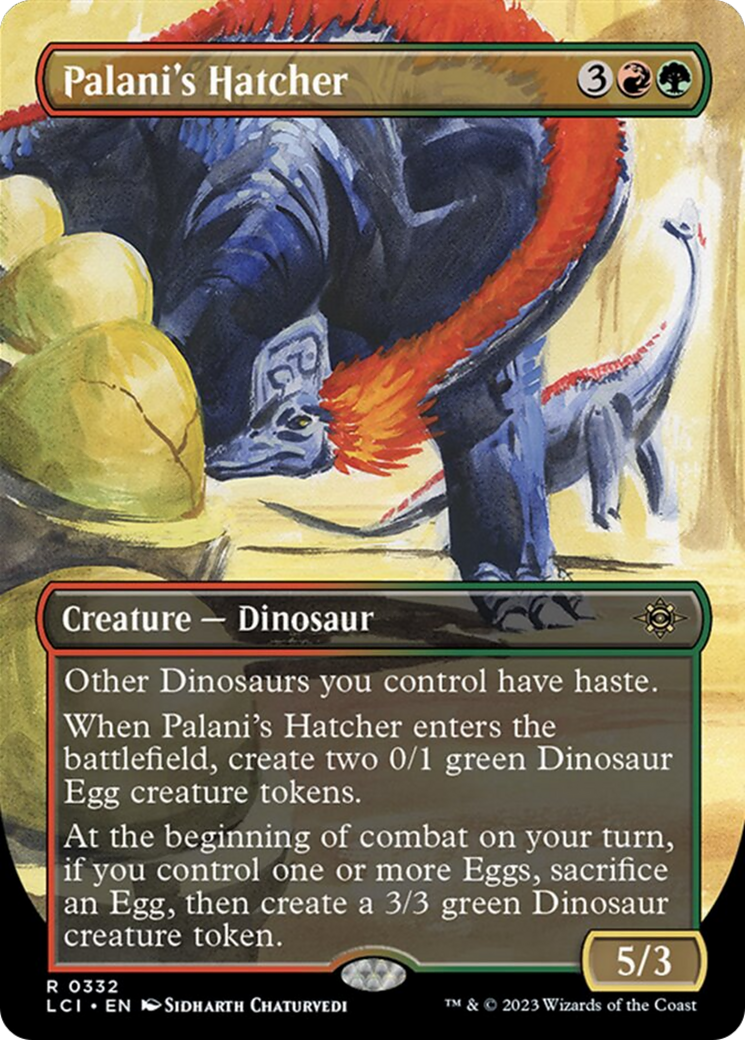 Palani's Hatcher (Borderless) [The Lost Caverns of Ixalan] | Black Swamp Games