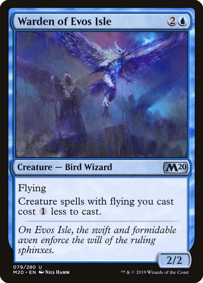 Warden of Evos Isle [Core Set 2020] | Black Swamp Games