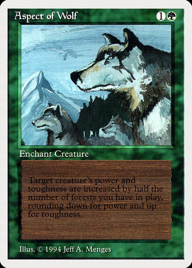 Aspect of Wolf [Summer Magic / Edgar] | Black Swamp Games