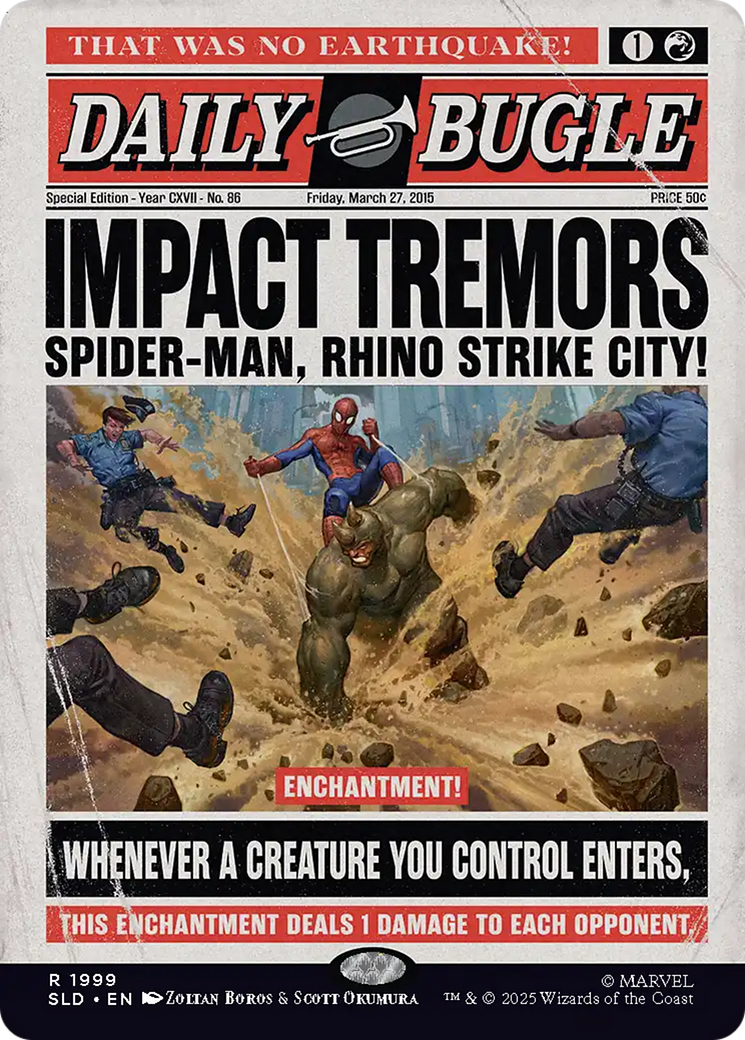Impact Tremors (1999) (Rainbow Foil) [Secret Lair Drop Series] | Black Swamp Games
