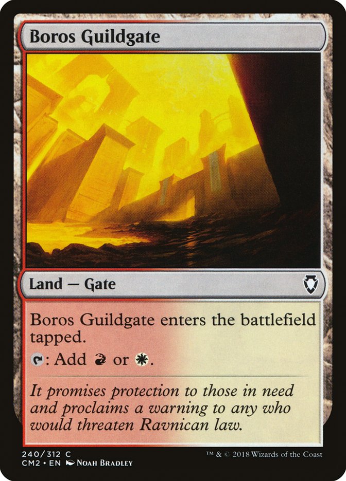 Boros Guildgate [Commander Anthology Volume II] | Black Swamp Games