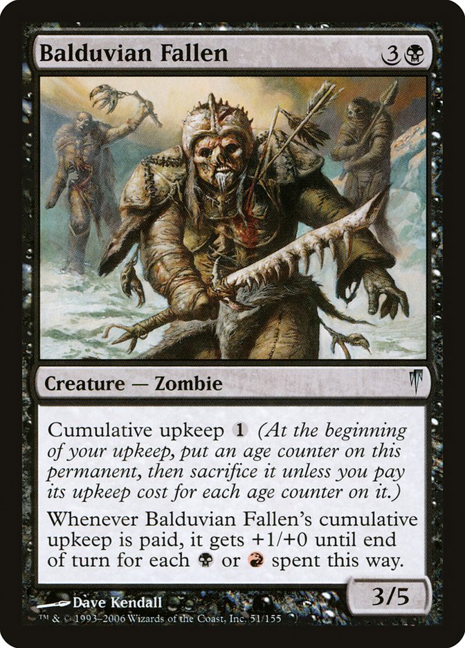 Balduvian Fallen [Coldsnap] | Black Swamp Games