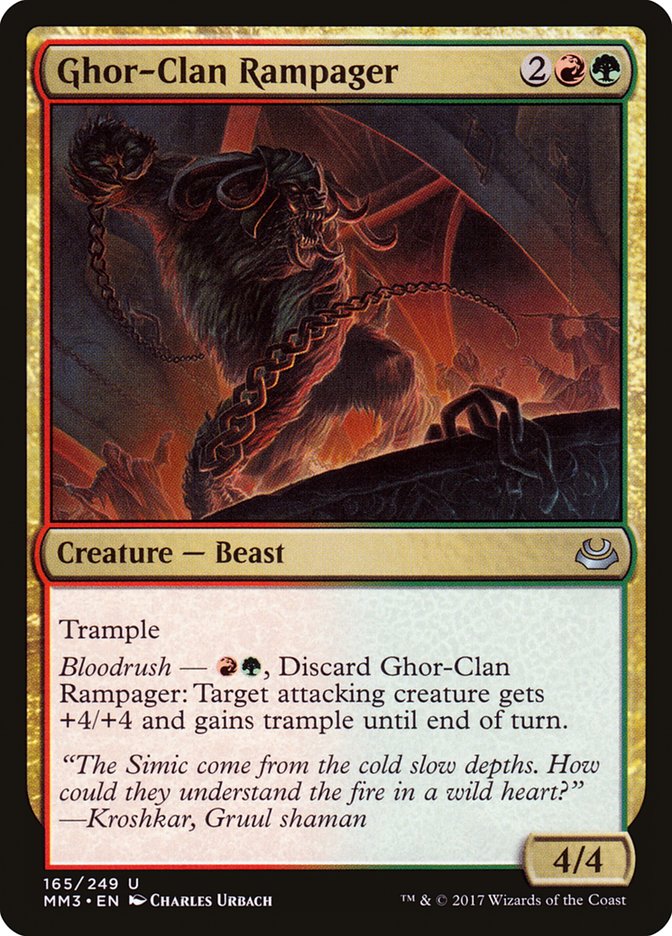 Ghor-Clan Rampager [Modern Masters 2017] | Black Swamp Games