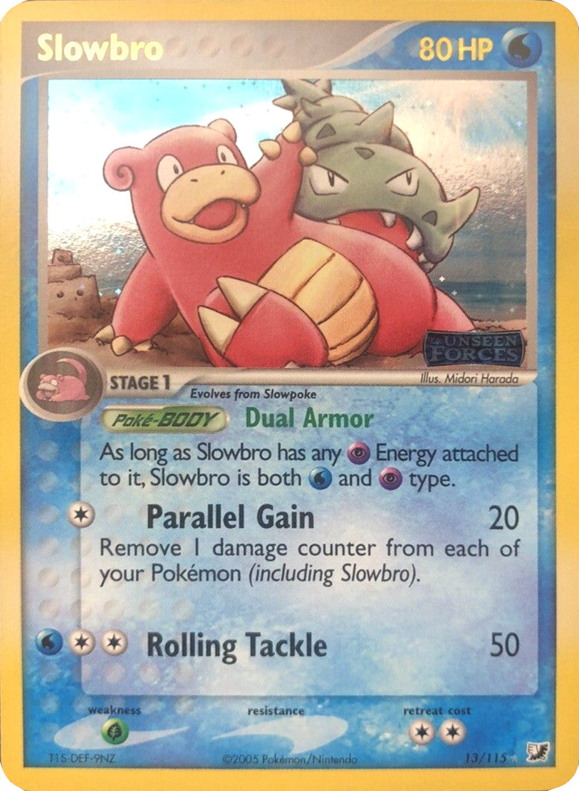 Slowbro (13/115) (Stamped) [EX: Unseen Forces] | Black Swamp Games