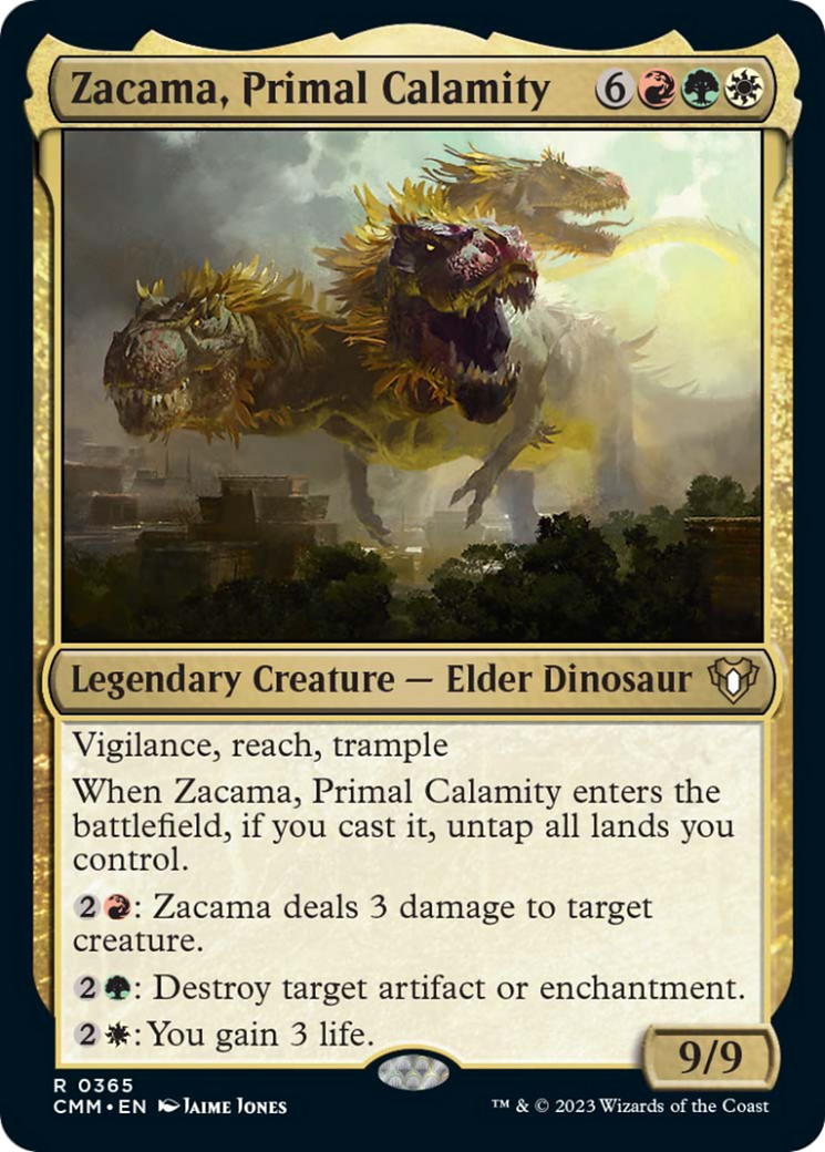 Zacama, Primal Calamity [Commander Masters] | Black Swamp Games