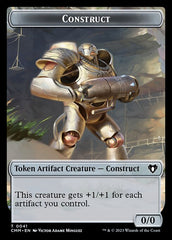 Elemental (0026) // Construct (0041) Double-Sided Token [Commander Masters Tokens] | Black Swamp Games