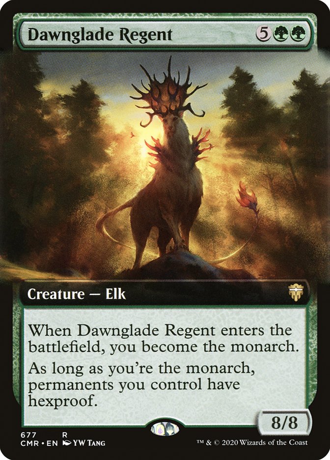 Dawnglade Regent (Extended Art) [Commander Legends] | Black Swamp Games