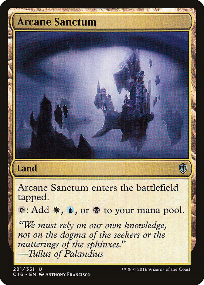 Arcane Sanctum [Commander 2016] | Black Swamp Games